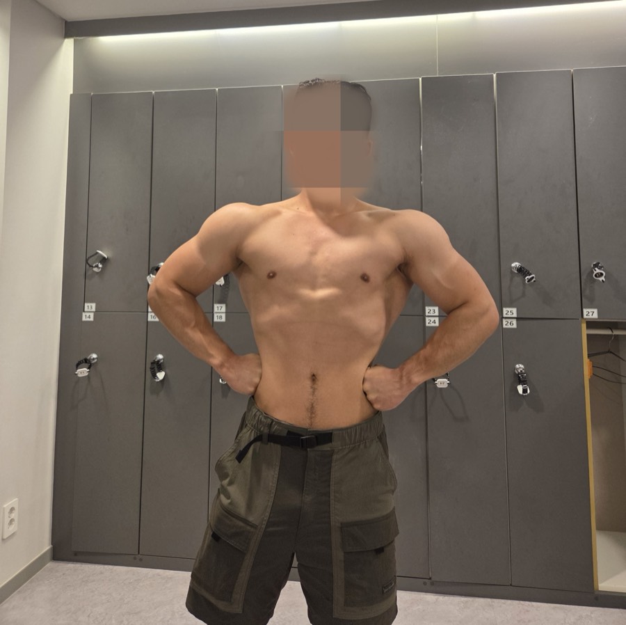 남성 회원 · 바디프로필 준비 After